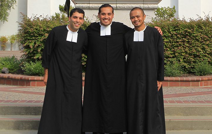 (L-R) Brothers David Deradoorian, Roberto Martinez and Patrick Martin