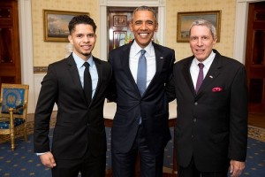 President Smarrelli with President Obama
