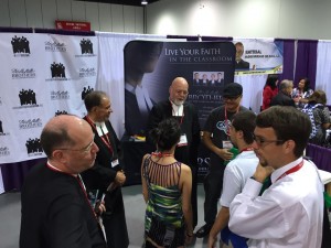 De La Salle Christian Brothers' booth at the 2015 LA Religious Education Conference